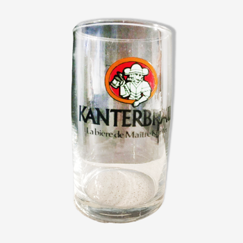 Ancien verre gobelet bière Kanterbrau 25cl