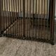 Vintage rattan and raffia floor lamp