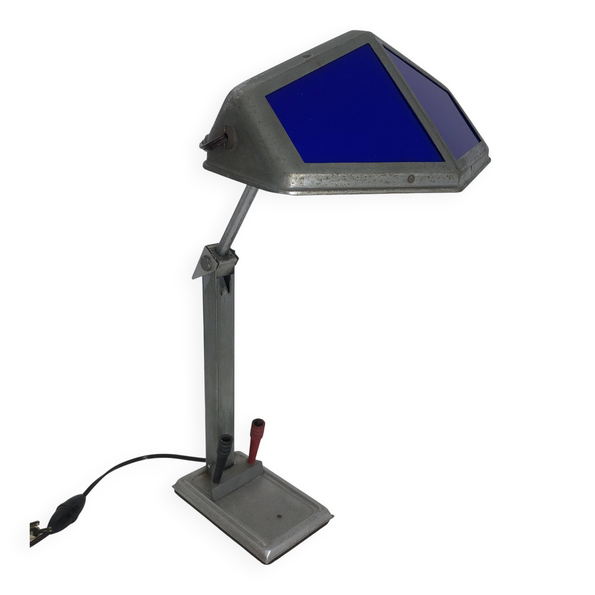 Large vintage 1920 Pirouett Art Deco desk lamp - 50 cm