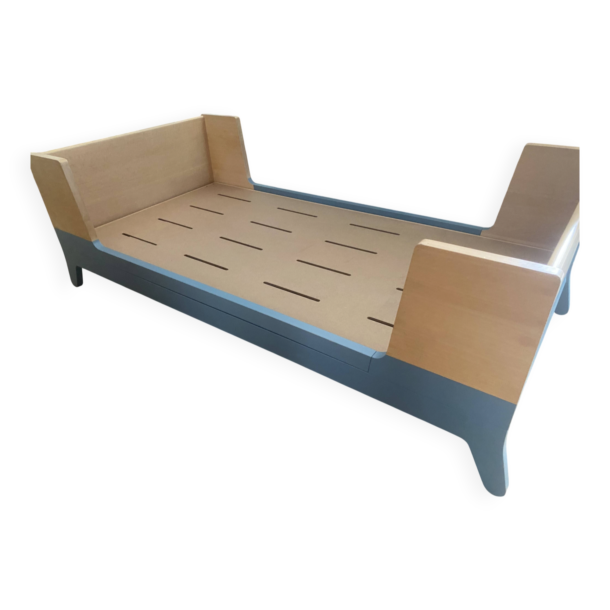 Coloured wooden child's bed in perfect condition