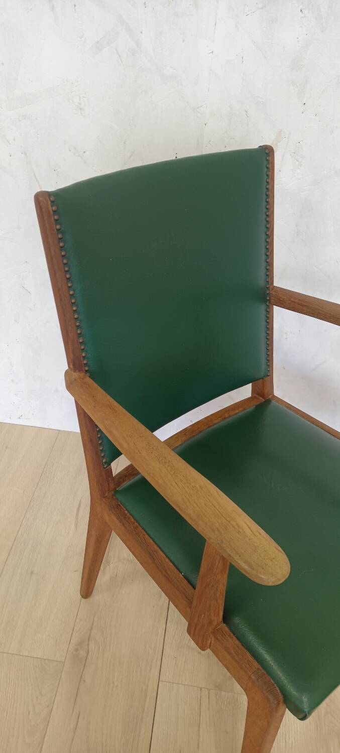 Oak armchair from the 1950s