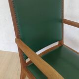Oak armchair from the 1950s