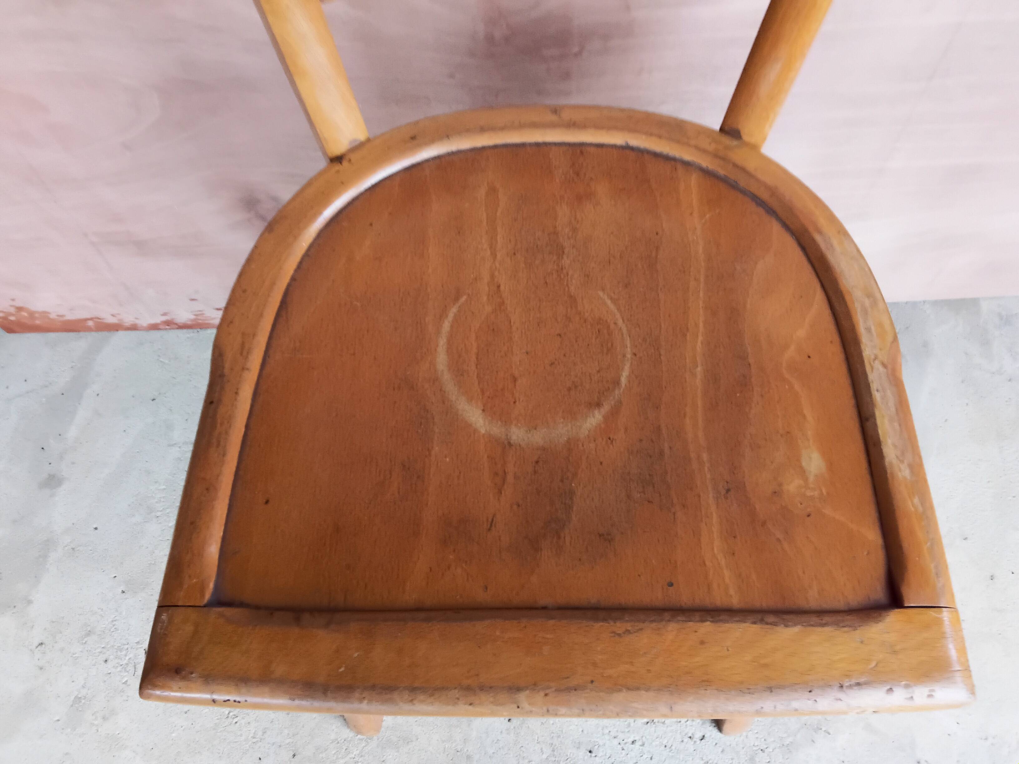 Duo of bistro chairs