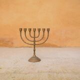 Vintage brass chandelier 7 branches