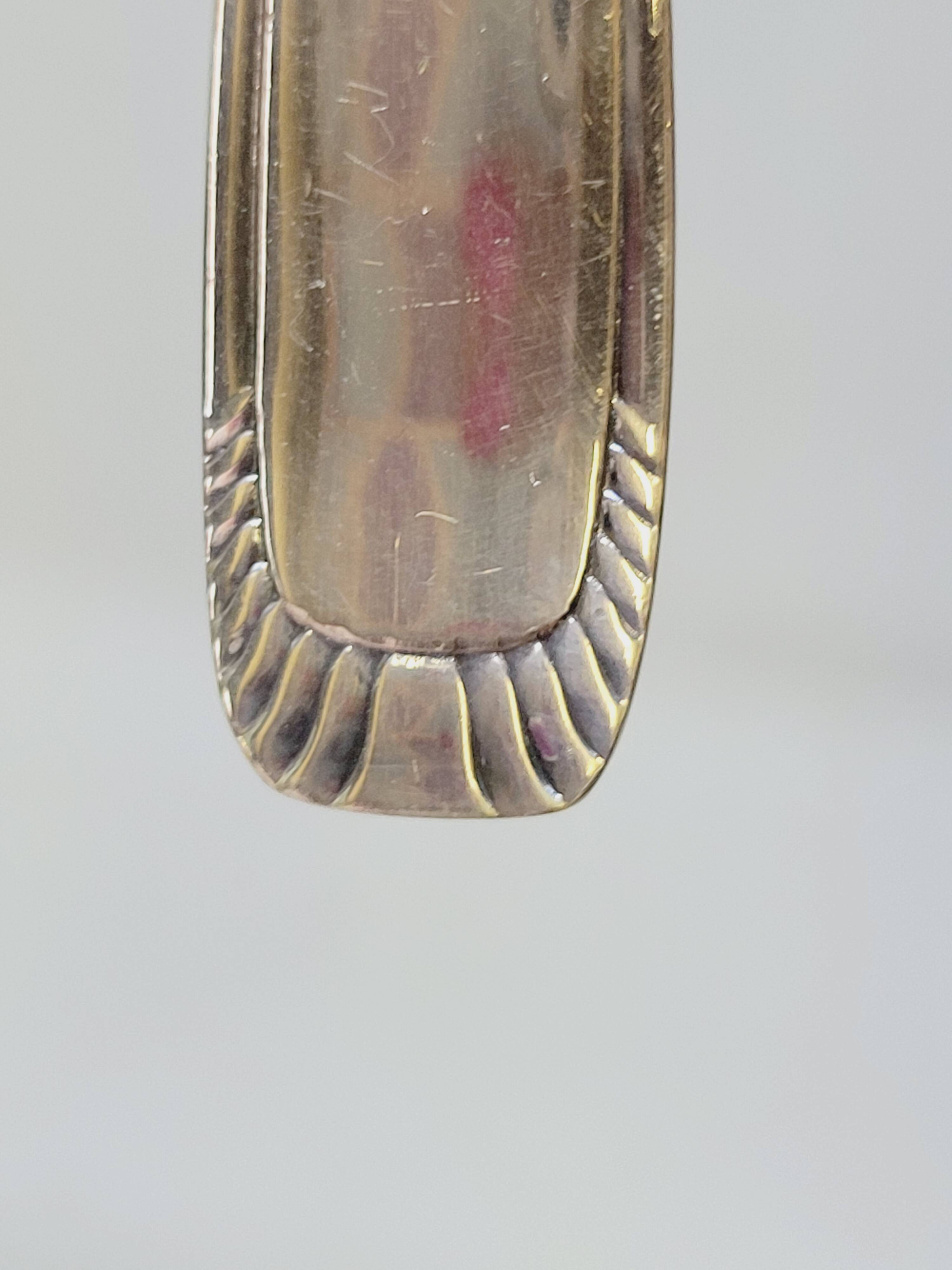 Ercuis Art Deco Silver Metal Fish Serving Cutlery Set