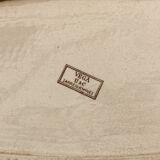 Plat ovale sarreguemines, collection vega