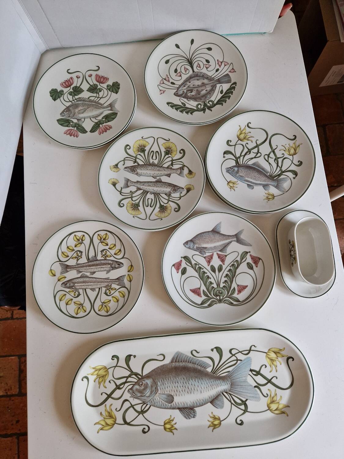 Villeroy and Boch fish service