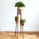 Vintage wooden sellette