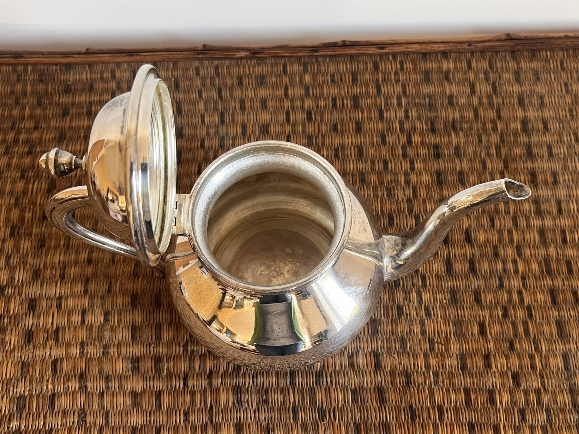 Silver-plated teapot