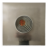 Angelo Brotto wall lamp sculpture, model quasar for esperia, 1970.