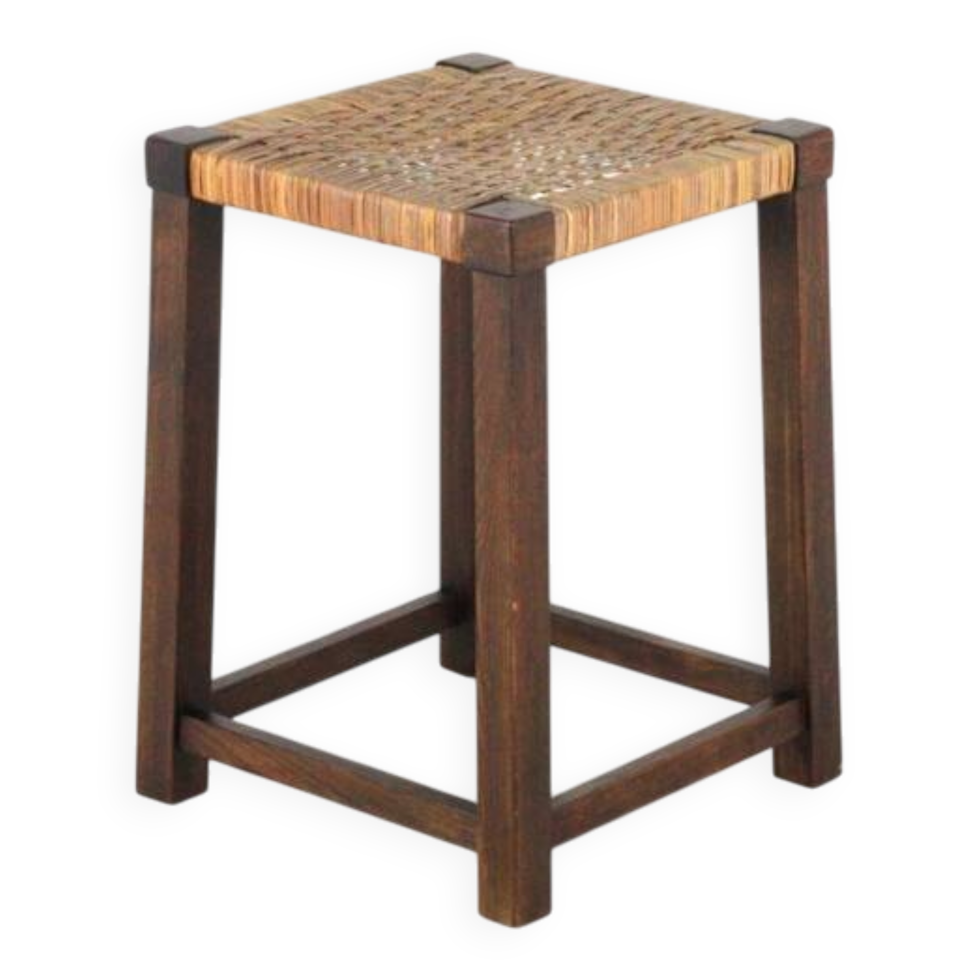 Wooden Stool - japandi style -vintage - mid century