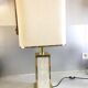 Lampe de table laiton et nacre italien 1970