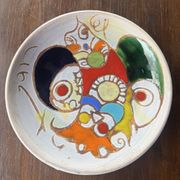 Ceramic plate from Vallauris – Marie-Christine Treinen – Years