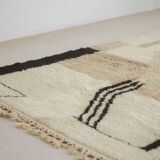 White Moroccan Rug - Modern Living Room Rug 150/250cm