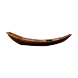 Ancient Picardy boat in solid wood