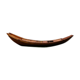 Ancient Picardy boat in solid wood