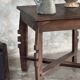 Coffee table, small vintage Indonesian modernist table in teak.