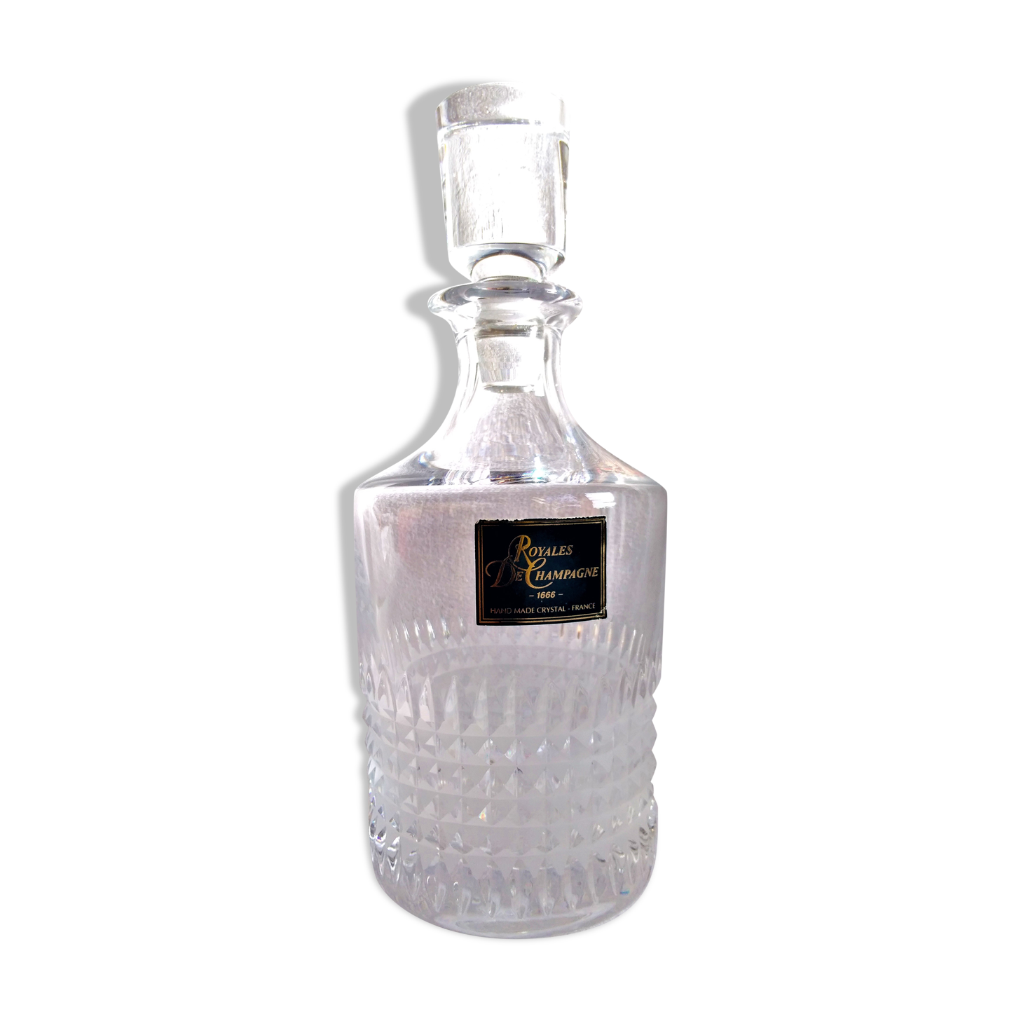 Crystal whisky decanter Royales De Champagne