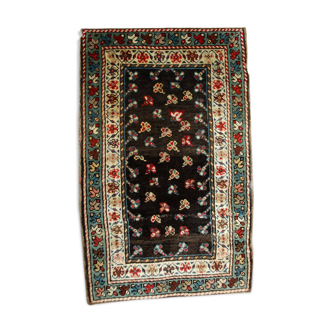 Old Caucasian carpet Gendje handmade 58cm x 100cm 1880s, 1B518