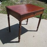 Solid mahogany writing table