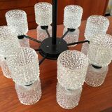 Vintage Raak chandelier by J.W Bosman model Zonnevende 1960