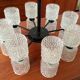 Vintage Raak chandelier by J.W Bosman model Zonnevende 1960