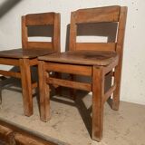 Pair of children's chairs from the 1950s