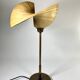 Table lamp in bronze and bamboo Dutch design