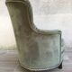 Fauteuil crapaud velours