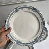 Assiettes Terre de fer Sarreguemines