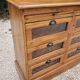 Commode grainetier 9 tiroirs vitrés