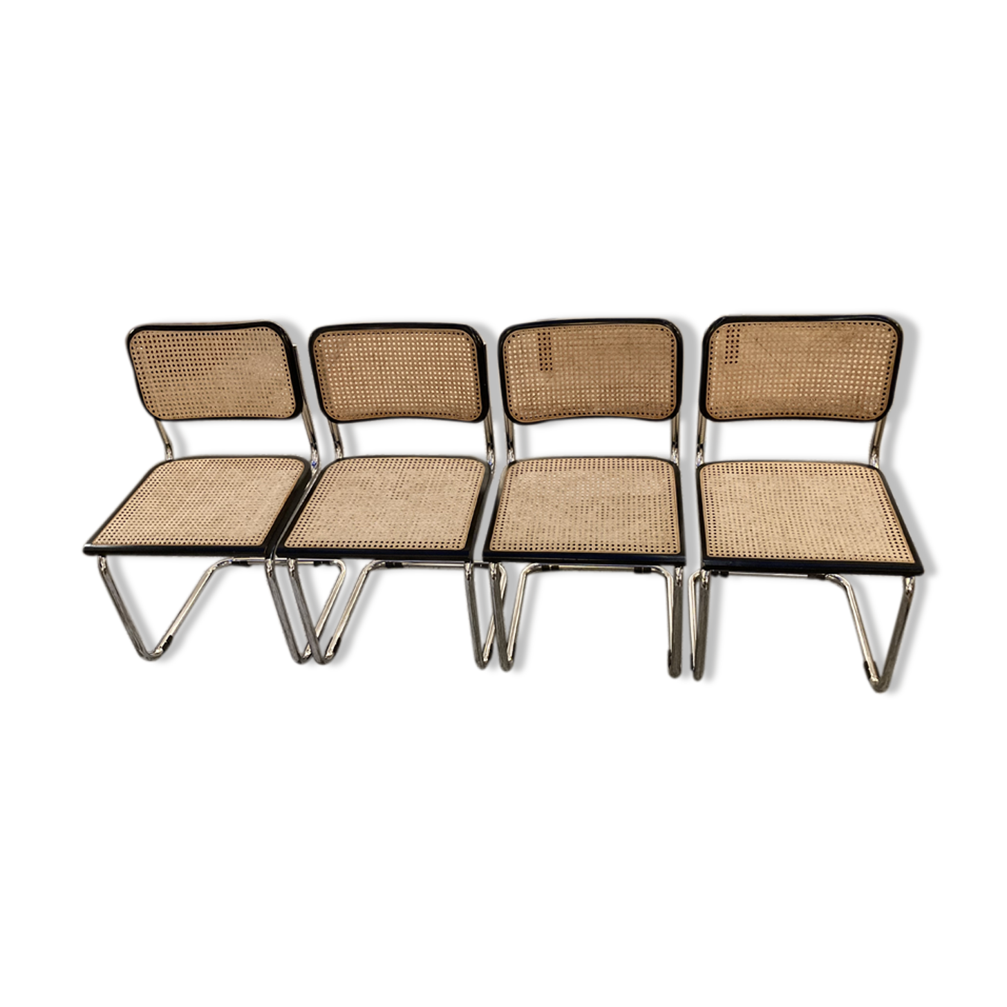 Series of 4 chairs B32 Cesca de Breuer