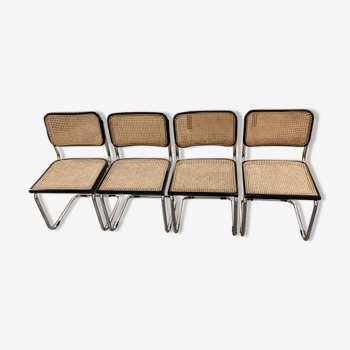 Series of 4 chairs B32 Cesca de Breuer