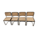 Series of 4 chairs B32 Cesca de Breuer