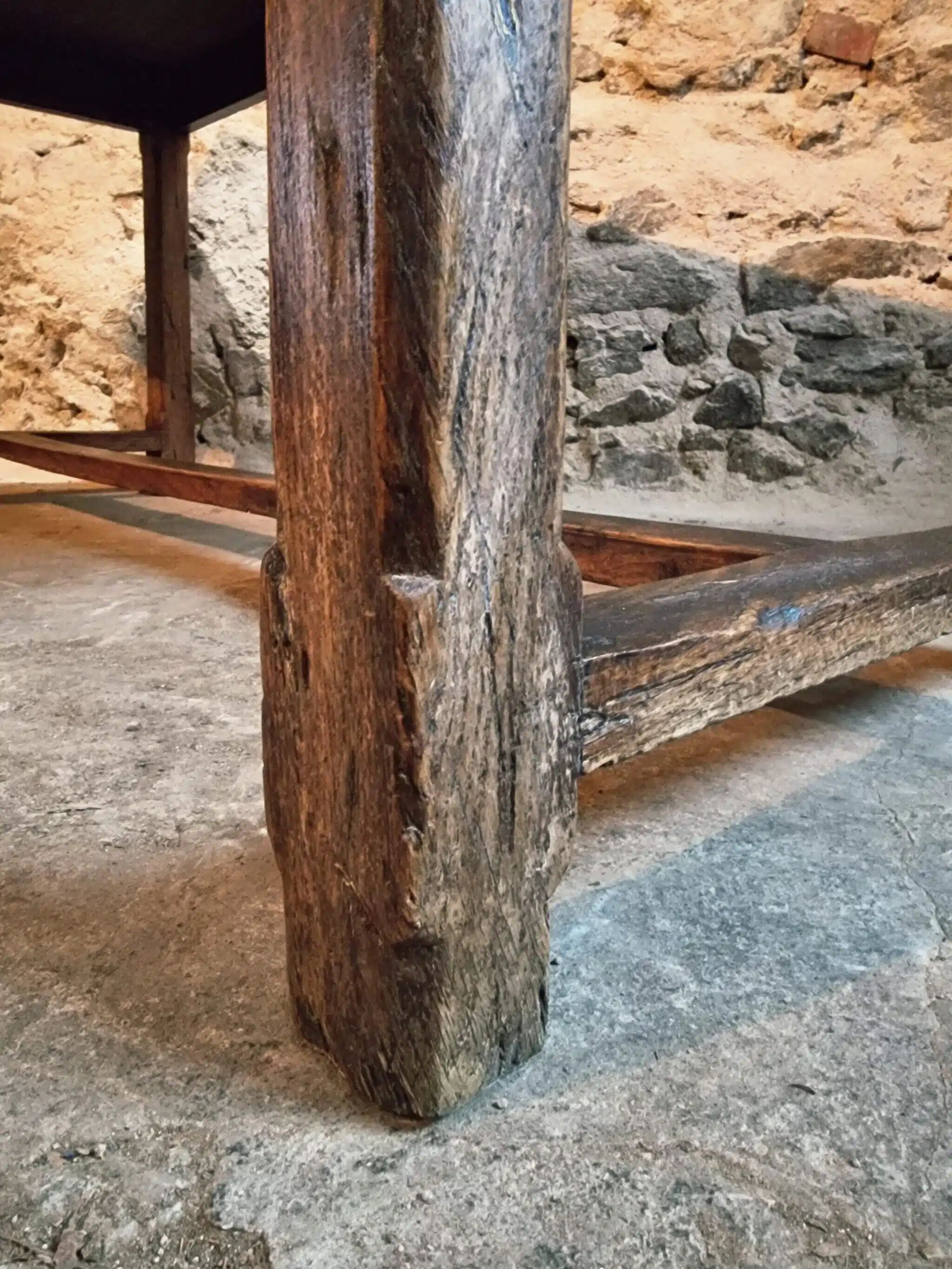 Antique French dining table, 18th century