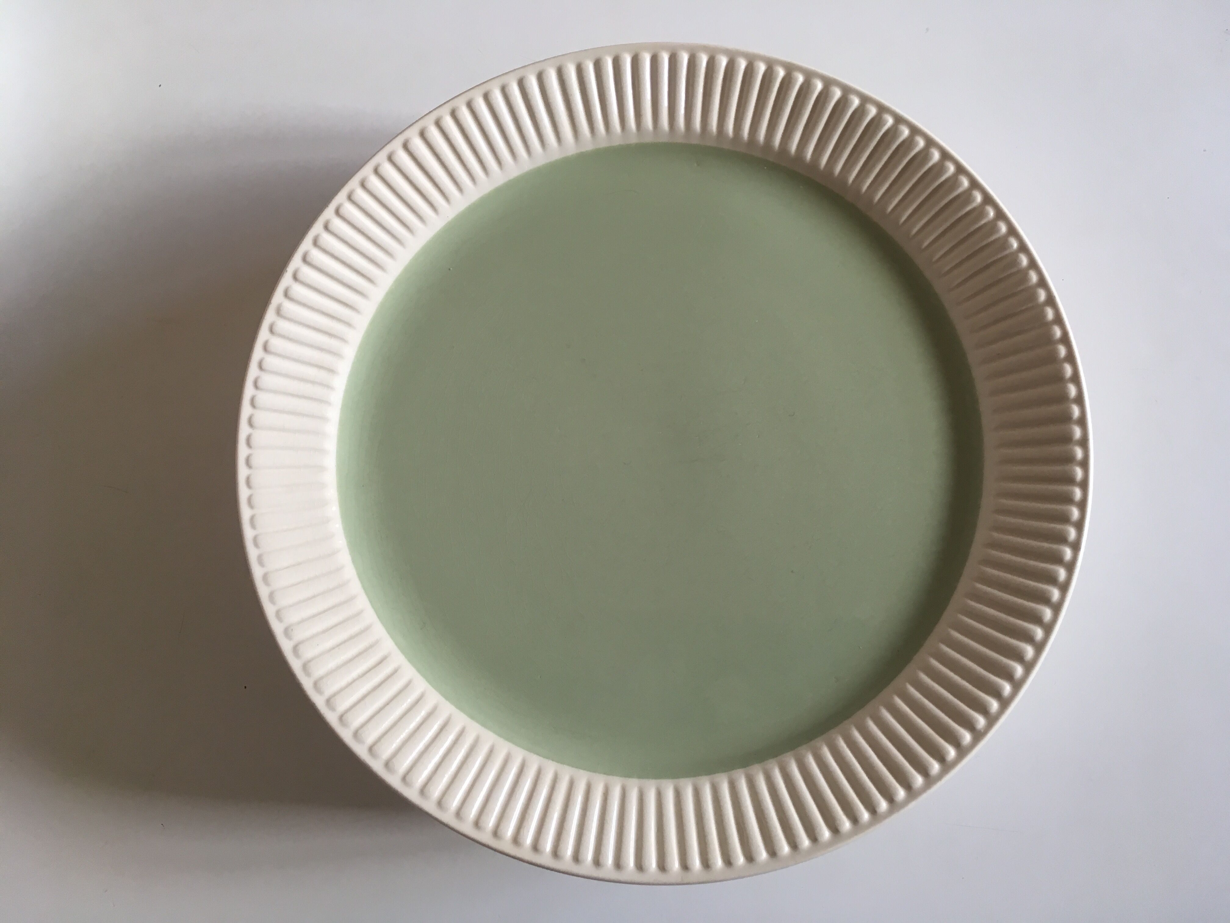 set of 8 plates in faience Capri de Villeroy and Boch 1950