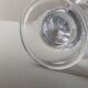 Two Clear Glass Candle Holders, 1990s Italy - Simple Timeless Ball Design, Retro Table Decor Gift