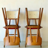 Dining Red Chairs by TON, 1960’