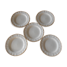 Set of 5 plates for Ceramica Castellania dessert