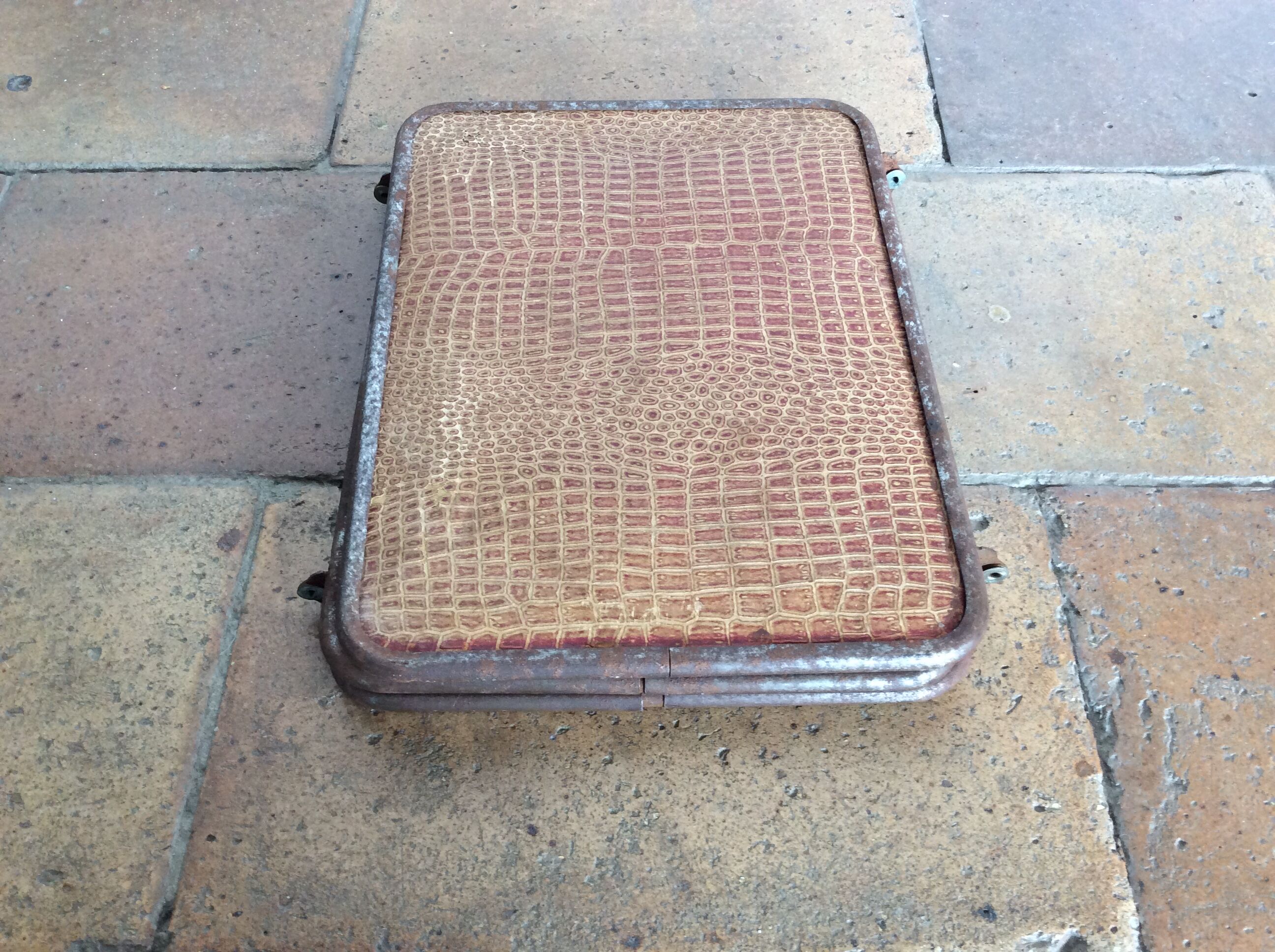 Triptych barber mirror - 57x24cm