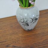 Craquele glaze porcelain Vase, Lyngby Porcelain, 1930-40s