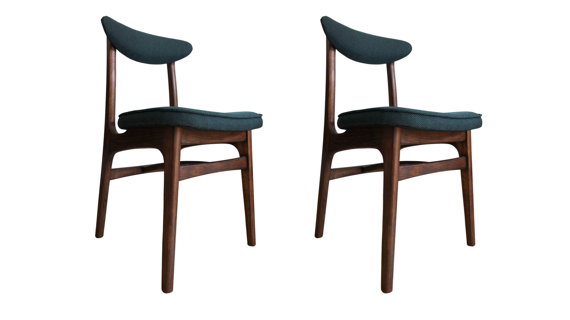 Mid-century dining chairs by Rajmund Teofil Halas, 1960s, set of two