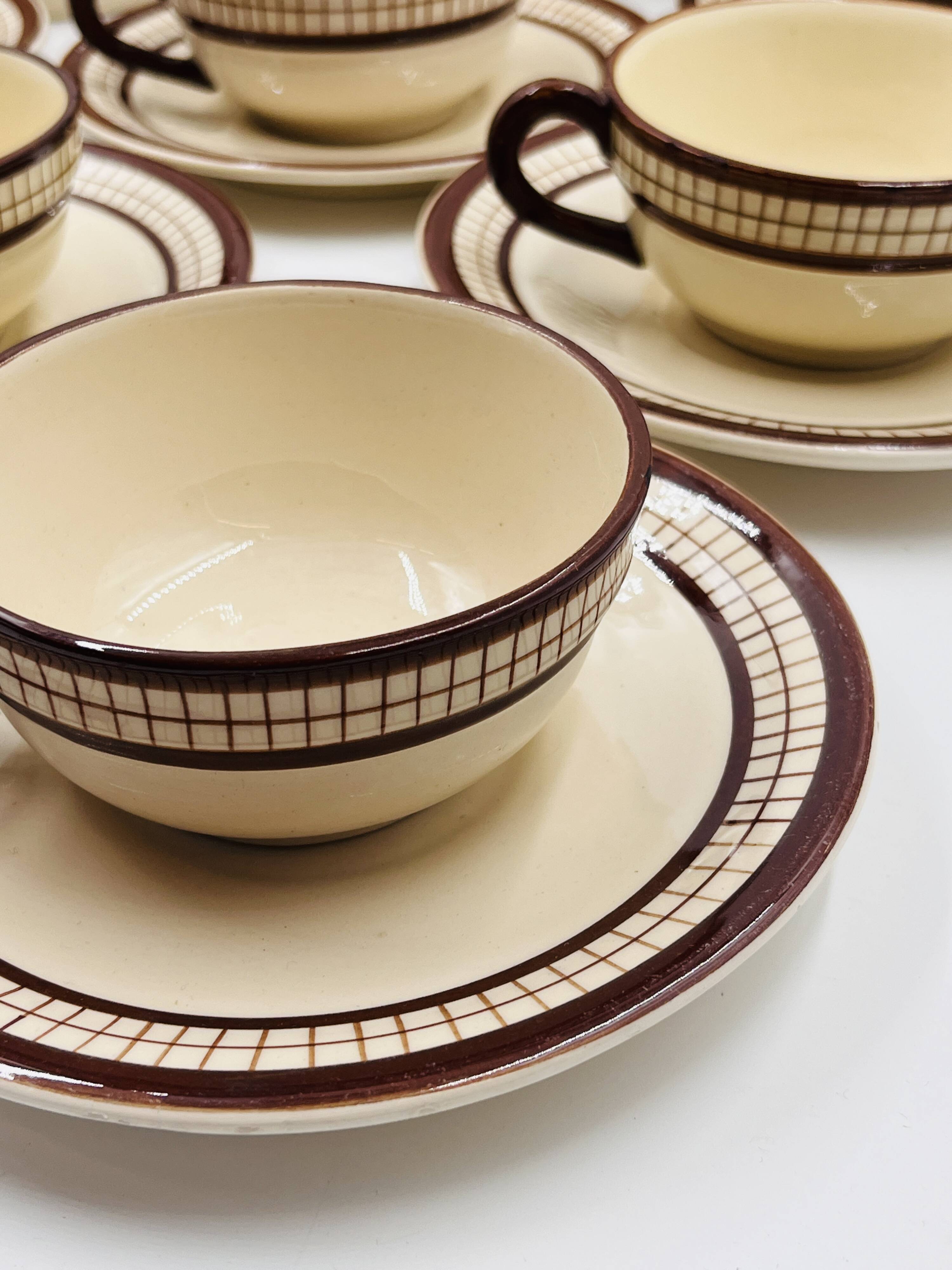 Vintage breakfast service