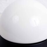 Wall lamp or ceiling lamp in metal and glass