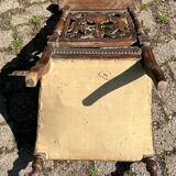 Prayer chair vintage oak