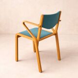 Set of 6 Kinnepards chairs in curved wood – Scandinavian design