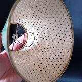 Perforated clip-on lampshade
