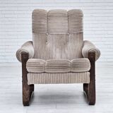 1970s, Danish lounge chair, original very good condition, corduroy.