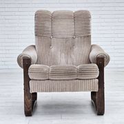 1970s, Danish lounge chair, original very good condition, corduroy.