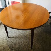 Beautiful round teak table.